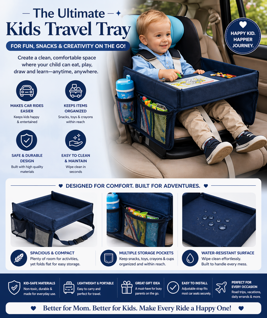 Baby Bloom Travel Snack & Play Tray